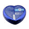 Baci-Schokoladen-Zinn-Kasten-Herz geformtes Metall kann mit niedriger blauer Farbe fournisseur